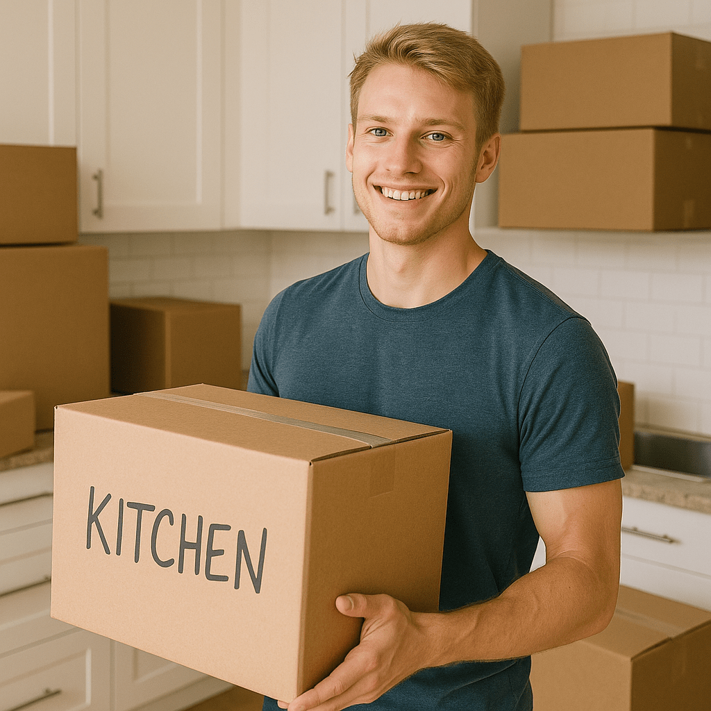 packing your kitchen for a dallas move
