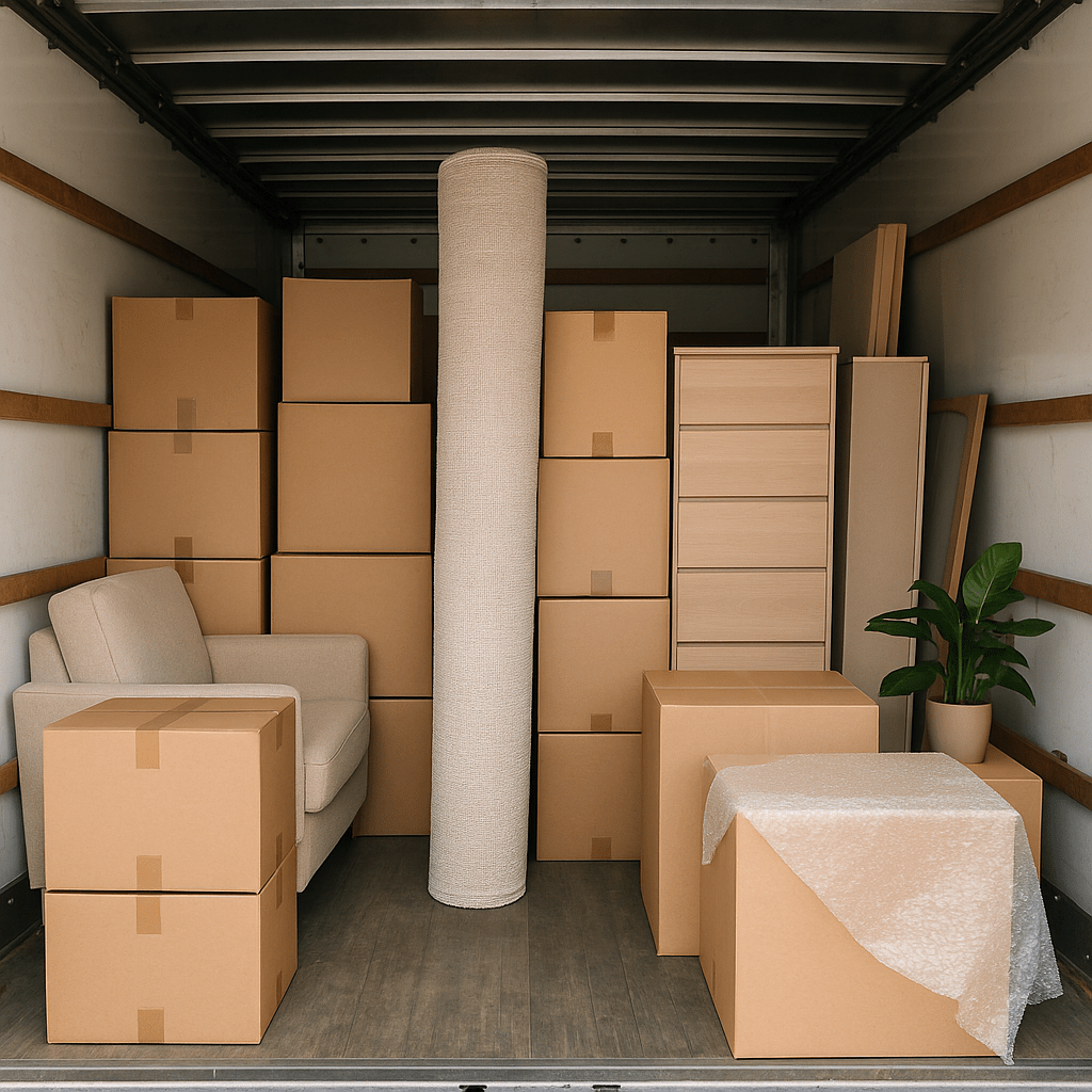 dallas moving truck size