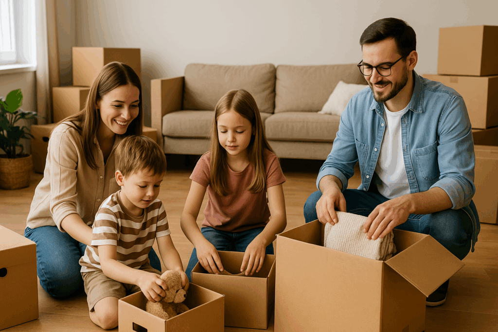 moving a family in dallas